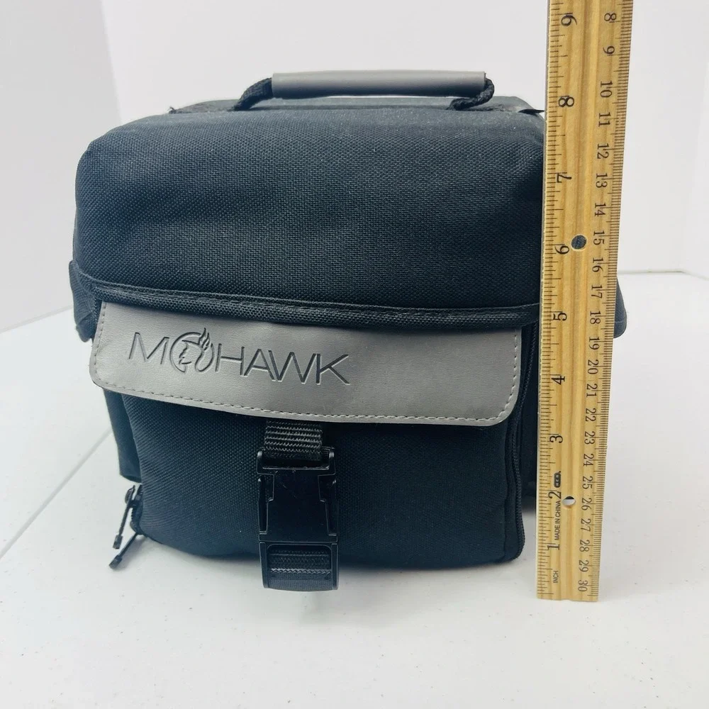 Mohawk Camera Bag with Adjustable Shoulder Strap Black Gray 4 Pocket 10x8
